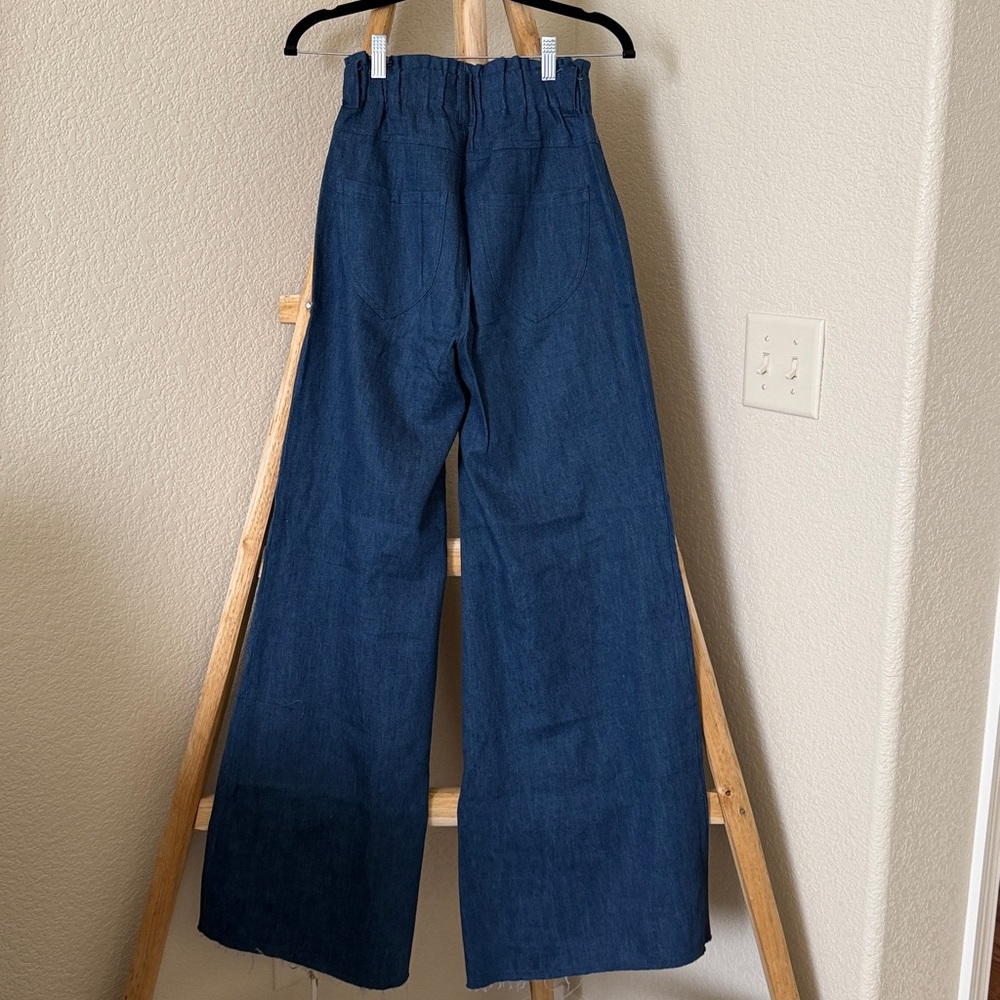 Emerson Fry TULIP WIDE LEG - INDIGO HEMP ORGANIC - Picture 6 of 10